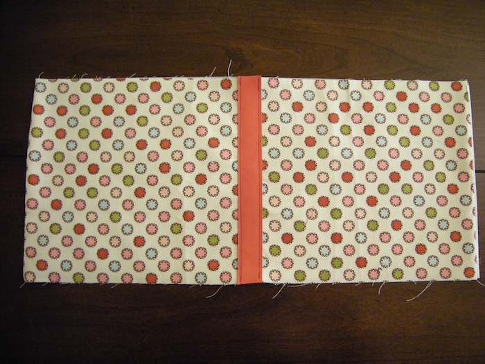 Fabric Book Cover tutorial